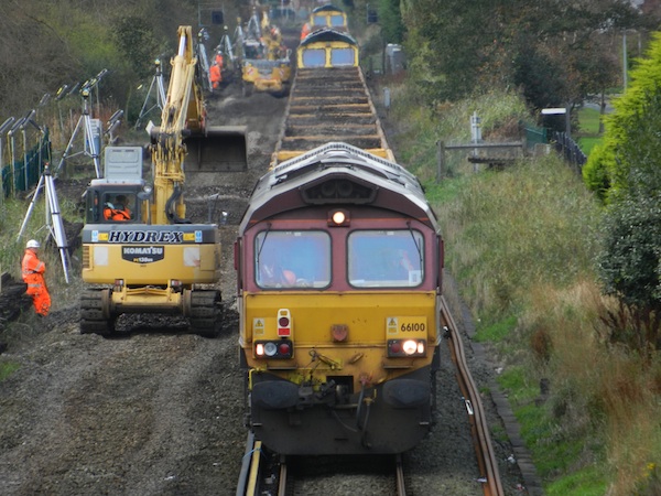 track laying