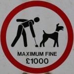 Dog fouling sign
