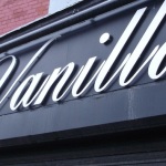 vanilla bar signage